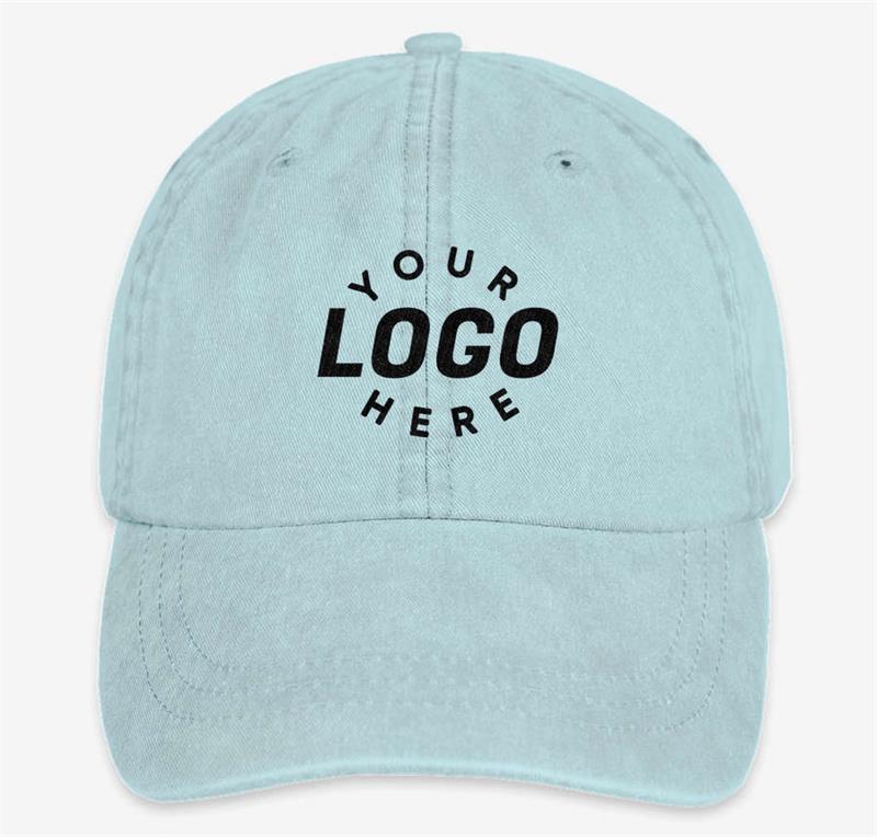 light denim baseball cap