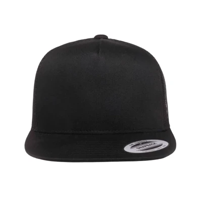 Snapback Trucker Mat Black Vintage