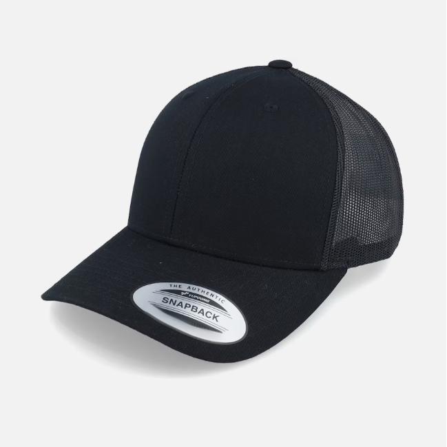 Vintage Black Snapback Trucker Hat Vintage Black Snapback Trucker Hat